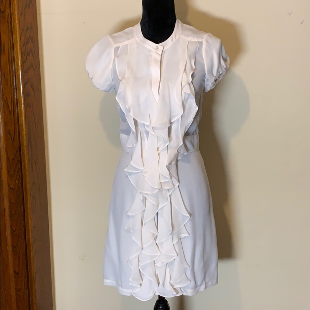 BCBG ethereal white dress, XS